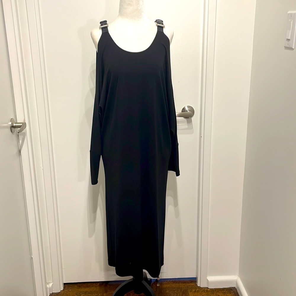 MICHAEL KORS Cold Shoulder Black Dress size 6 $110